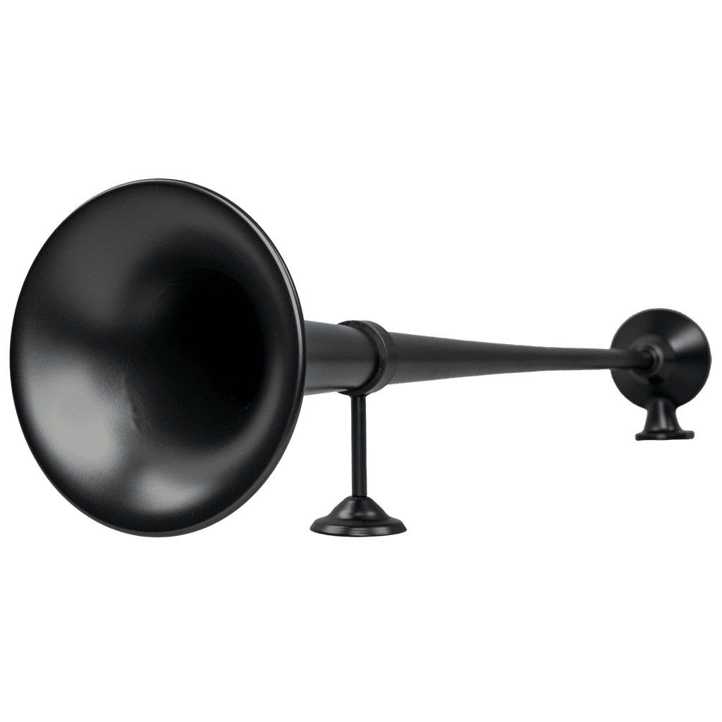 Klaxon pneumatique Nedking en laiton noir « Édition Noire » - 950 mm 95 CM