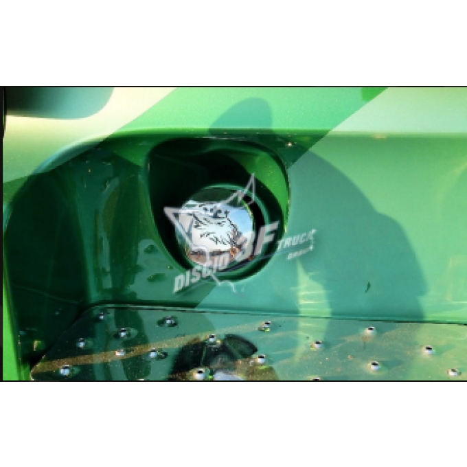 Bouchon en acier inoxydable, divers logos. R2/R3