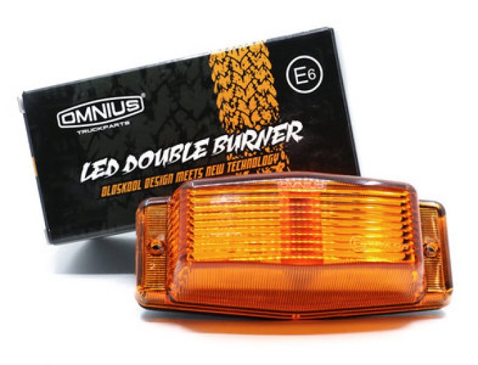 Feu double ampoule orange à led