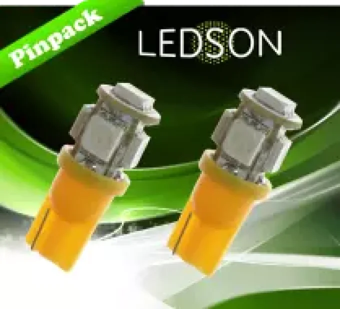 Ampoule LED JAUNE/ORANGE 5xSMD W5W 9341053