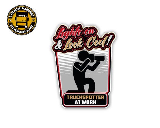 Autocollant Lights on & look cool!