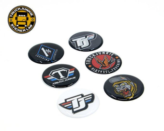 Autocollant magnet/6 3D truckjunkie