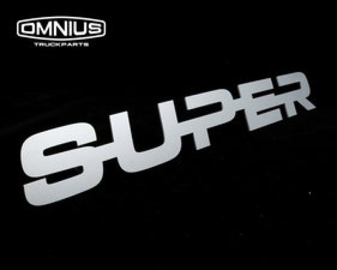 Emblème super acier inoxydable
