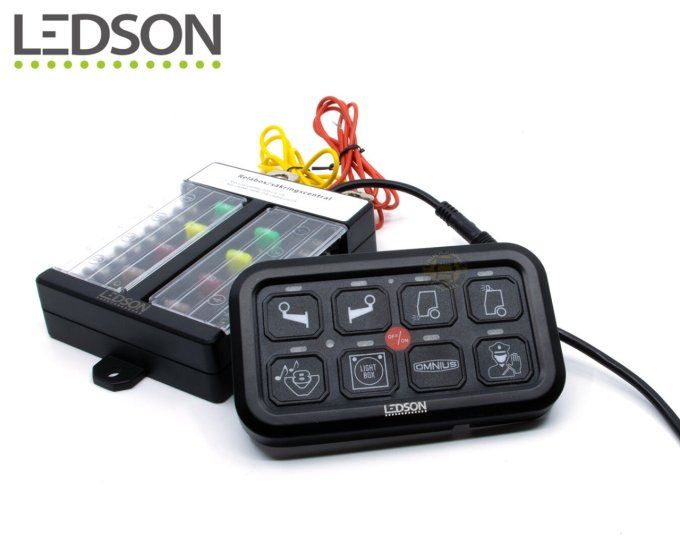 LEDSON - PANNEAU DE COMMUTATION RELAIS - 8 SORTIES - BLUETOOTH / APP CONTROL / RGB