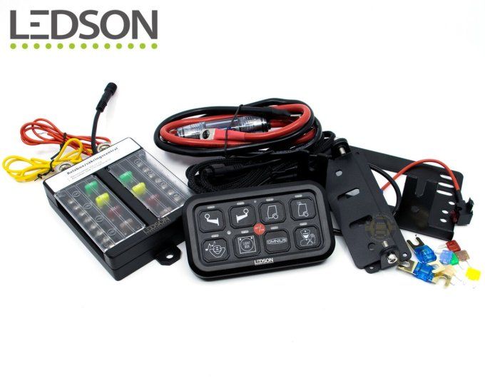 LEDSON - PANNEAU DE COMMUTATION RELAIS - 8 SORTIES - BLUETOOTH / APP CONTROL / RGB