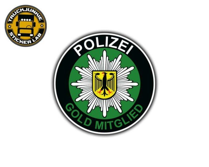 Autocollant Polizei
