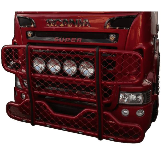 Pare buffle en Alu  R1 R2 R3 avec capteur bullbar