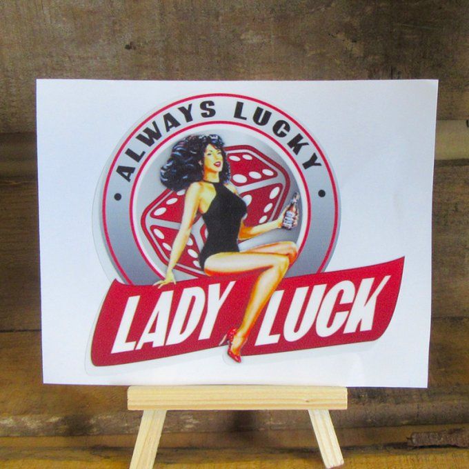 Autocollant lady luke