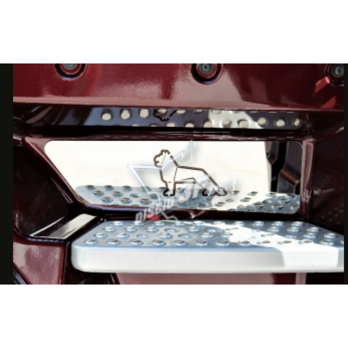 Plaque de seuil, 3 marches. Homme E6.