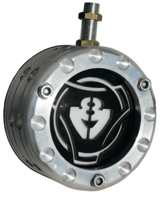 Feu rétroviseur en aluminium Aluminum D:90mm, H:55mm à led V8