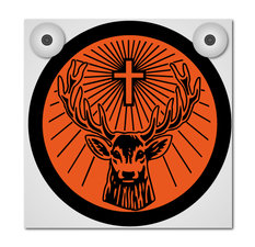 Plaque lumineuse luxe jagermeister 18X18