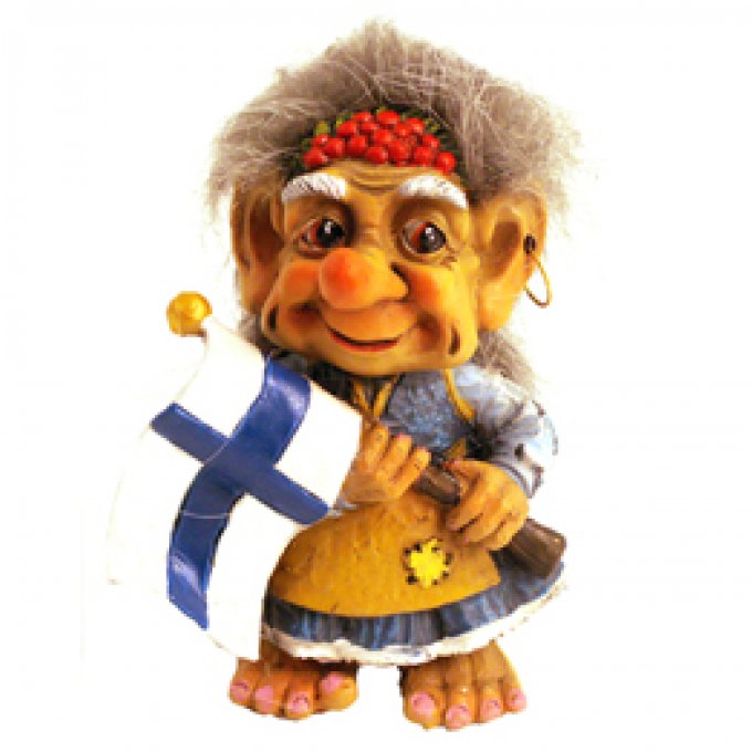 Troll Finlande 9cm de haut