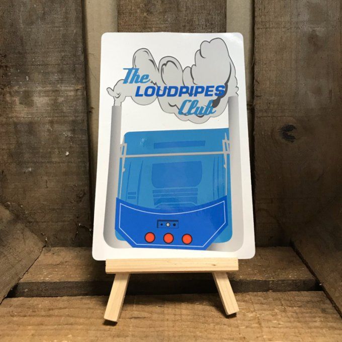 Autocollant THE loudpipes club