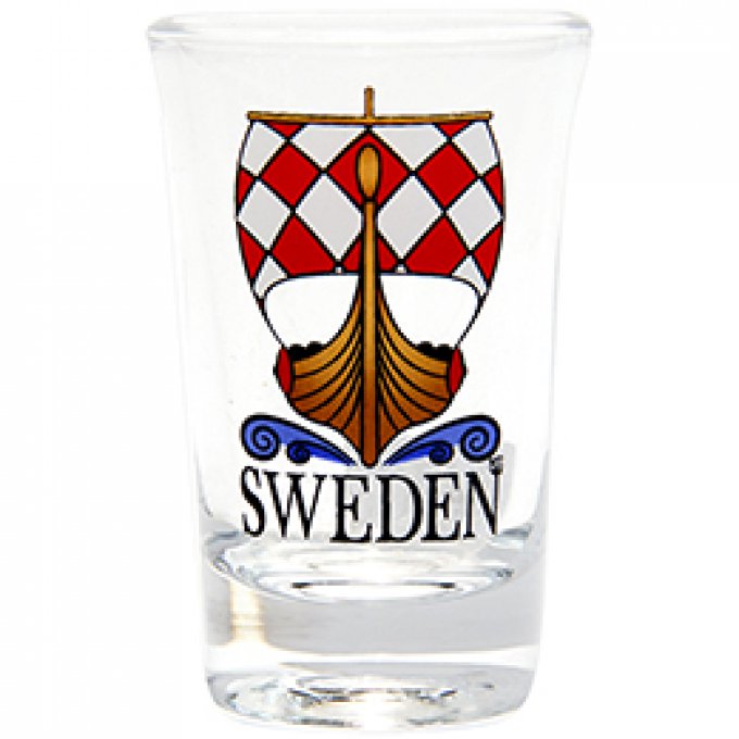 Verre à shoot Sweden drakkar