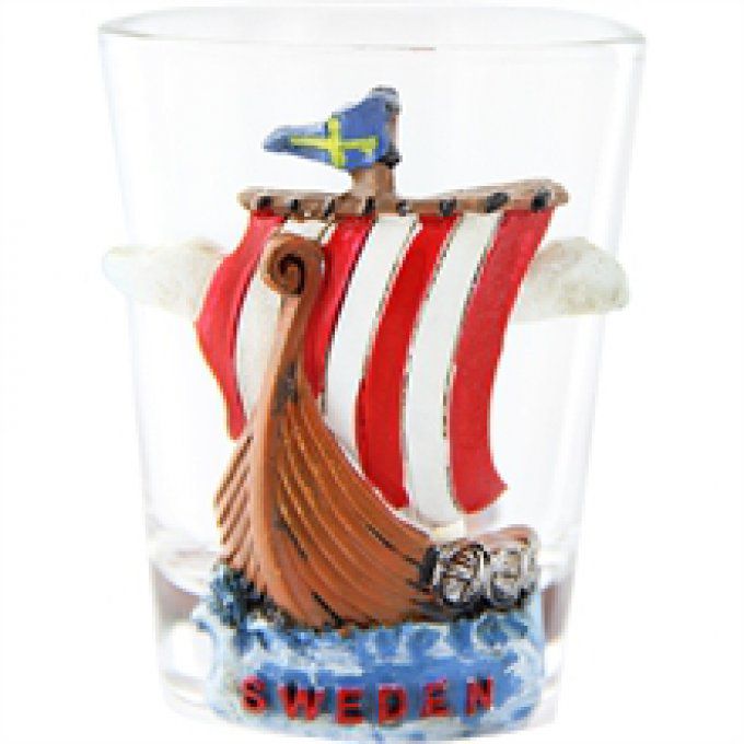 verre à liqueur drakkar suéde