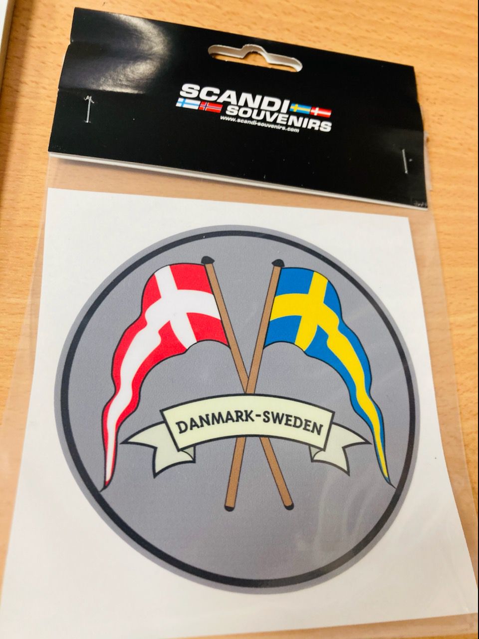 Stickers drapeaux danemark / suede 