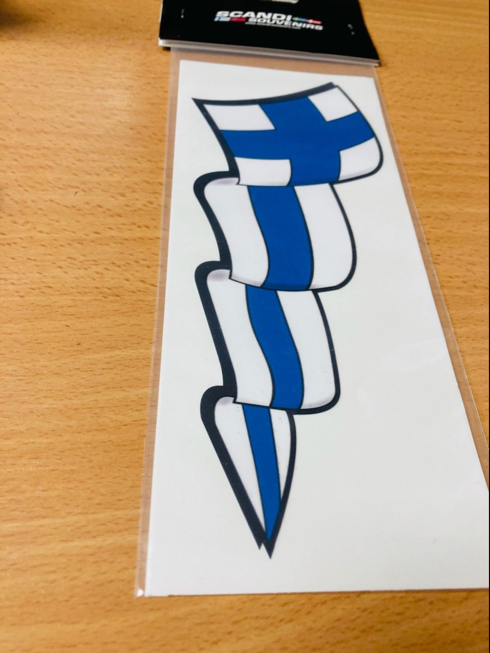 Stickers drapeaux finlande X2