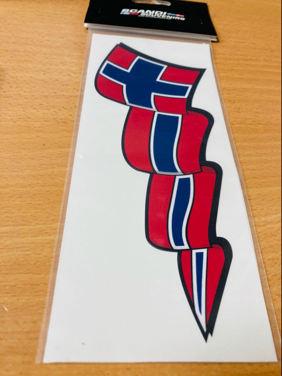 Stickers drapeaux norvege X2