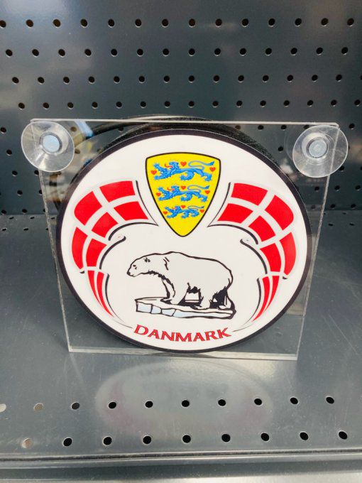 Plaque OURS Danemark fond blanc