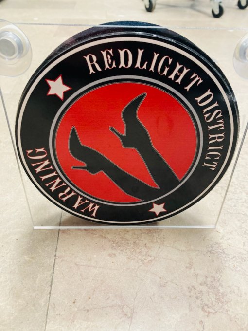 Plaque lumineuse hollandaise redlight 17X17CM 