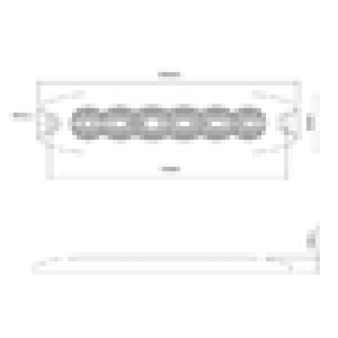 Feu flash 6 led orange 7184A