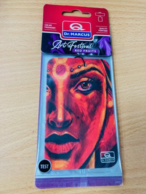 Désodorisant art festival fruit rouge