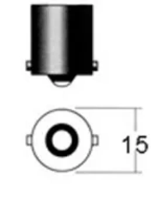 Ampoule R5W - BA15s - XENON BLANC - 8 SMD - 320 9341581