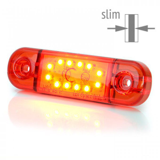 Feu de position lateral à 12 led rouge 715