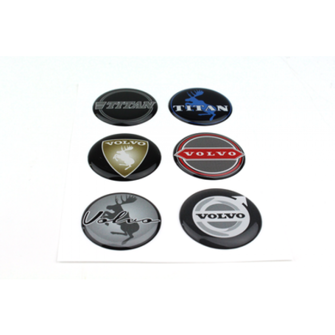 Magnet autocollant par 6 titan