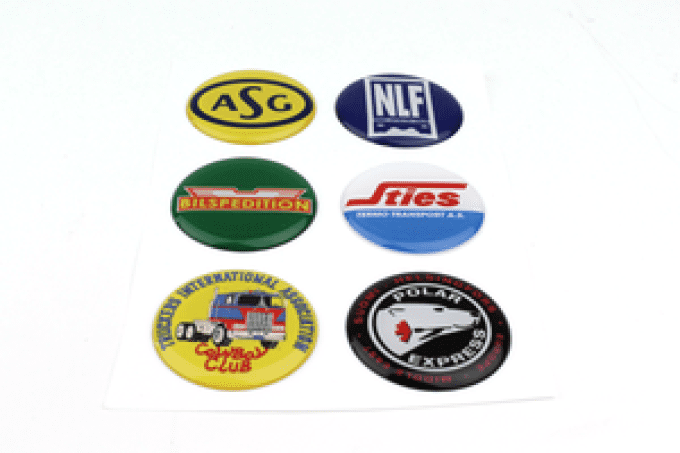 Autocollant /6 3D ASG DIVERS