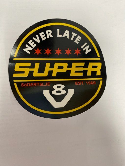 Autocollant Super V8