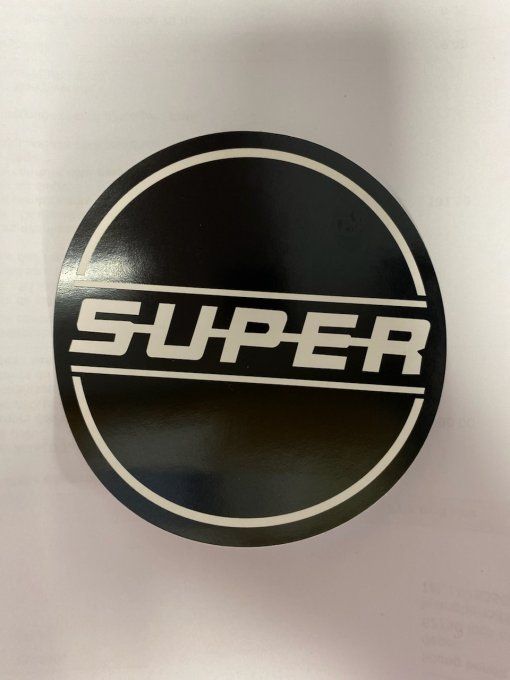 Autocollant Super noir