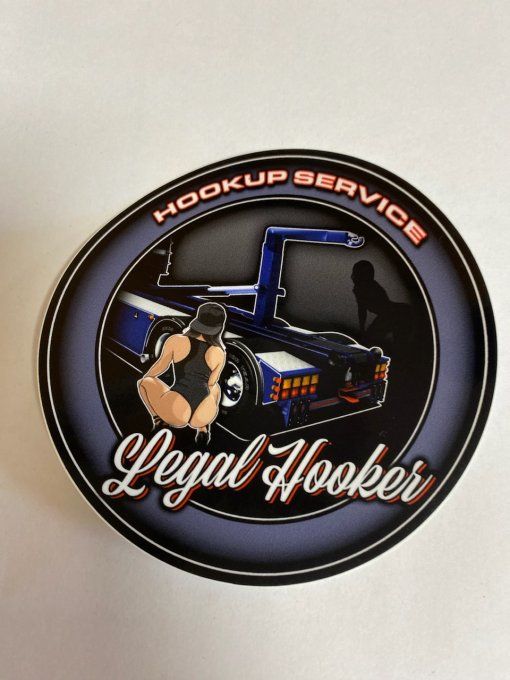 Autocollant legal hooker