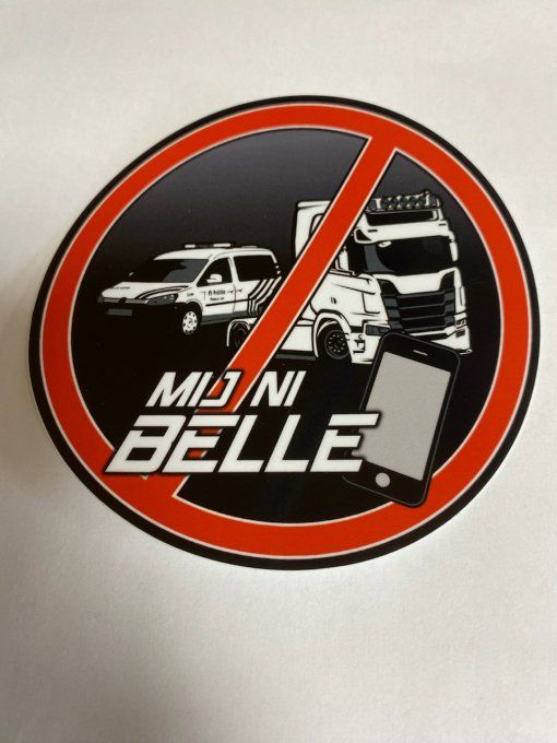 Autocollant MIJ NI BELLE