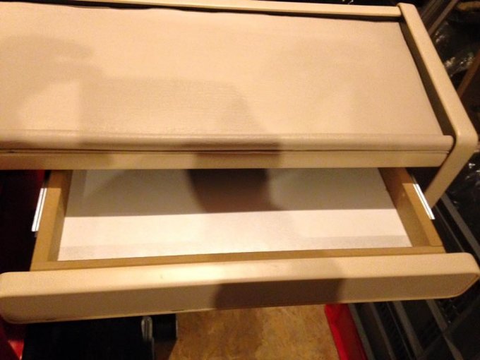 Tablette Xxl Daf avec tiroir en  simili cuir complet gamme exclusive 