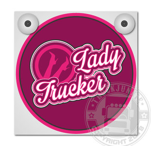 Plaque de côtés Lady truckers