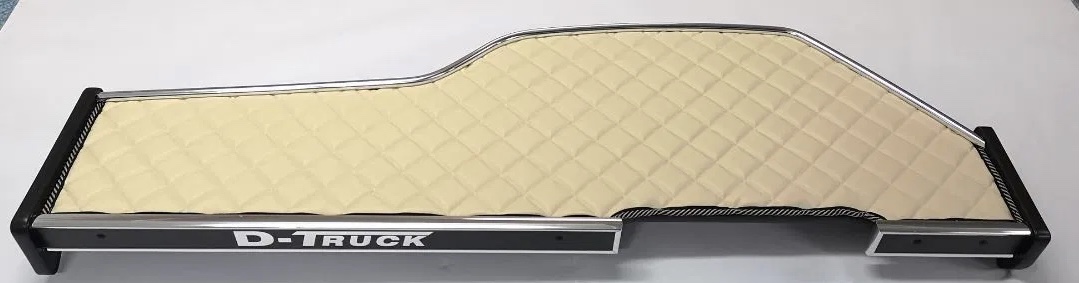 Tablette xxl avec tiroir adaptable XF euro 6 simili cuir beige 