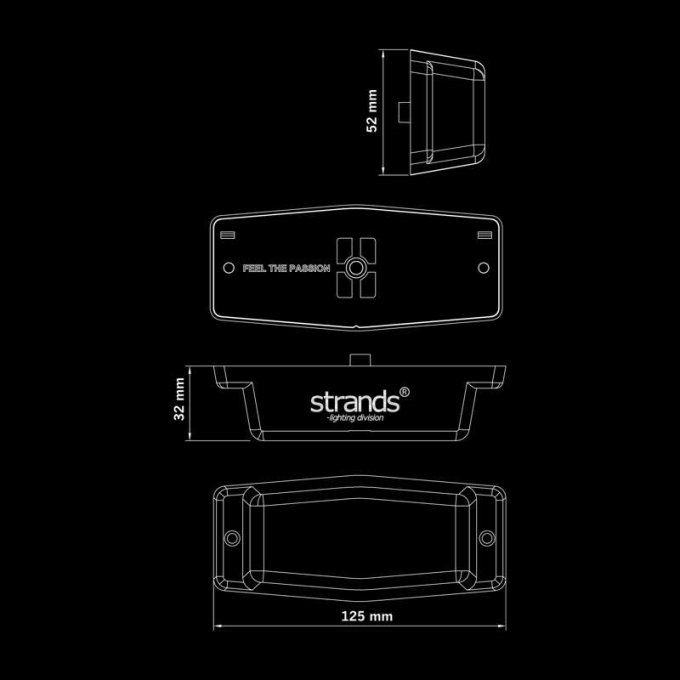 Double ampoule strands blanc/orange +flash 