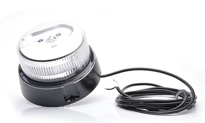 Gyrophare à led cristal éclairage orange 1 fonction