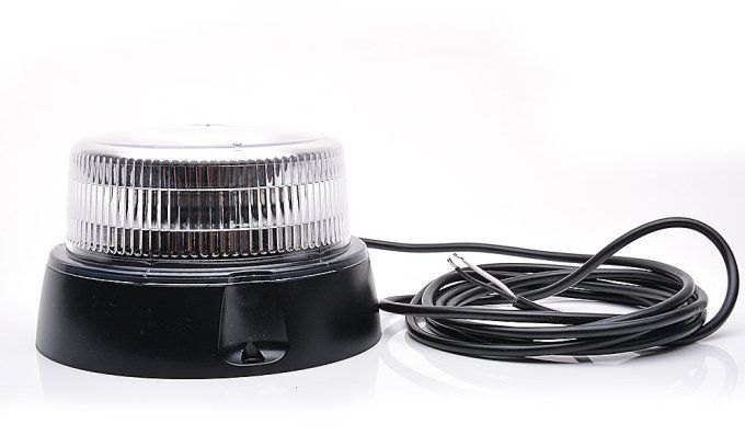 Gyrophare à led cristal éclairage orange 1 fonction