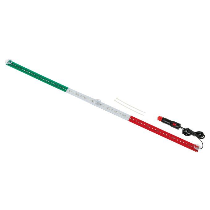Drapeau lumineux 90 cm, 72 leds, 24V - Italie
