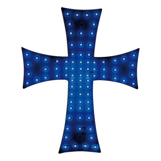 Croix LED 24 V - Bleu