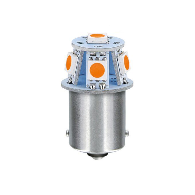 Ampoule BA15S orange 24-28v 20 lumen