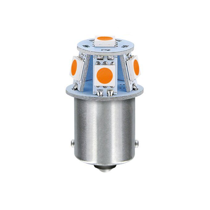 Ledson ampoule LED BA15s R5W orange 24v