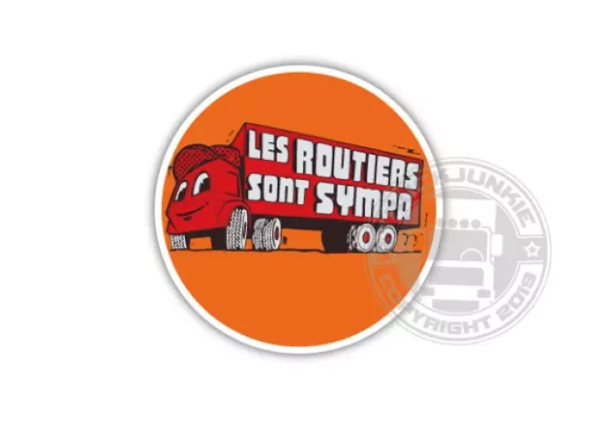 Autocollant les routiers sont sympas