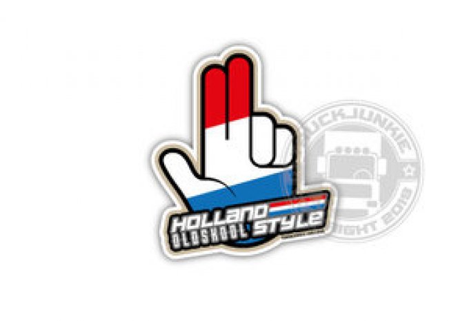 Autocollant holland oldskool style