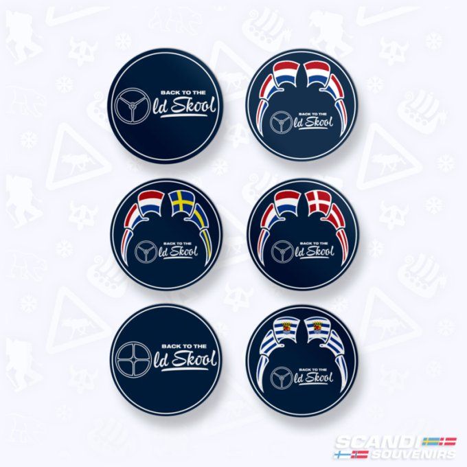 Autocollant back to the oldskool /6