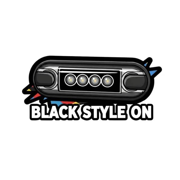 Autocollant black style on