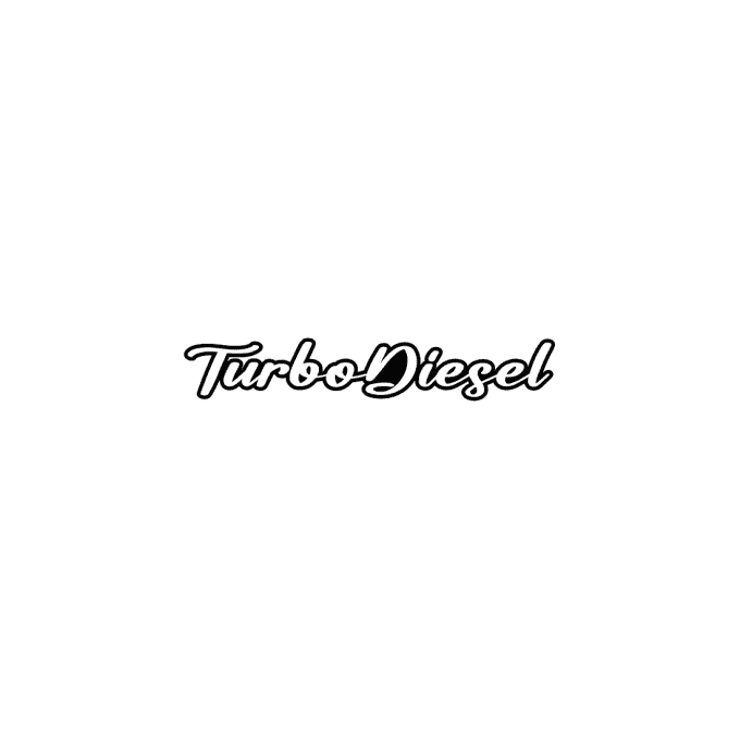 Autocollant turbo diesel