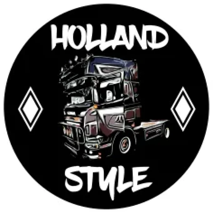 Autocollant holland style noir